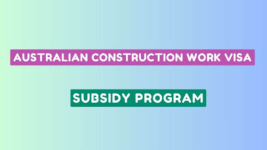 Australian Construction Work Visa