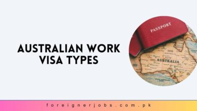 Australian Work Visa Types