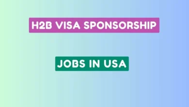 H2b Visa Sponsorship Jobs in USA