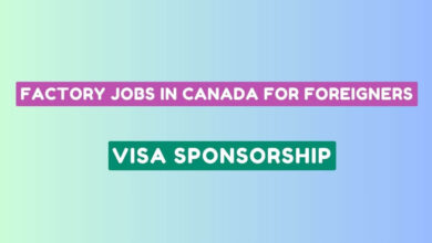 Factory Jobs in Canada For Foreigners