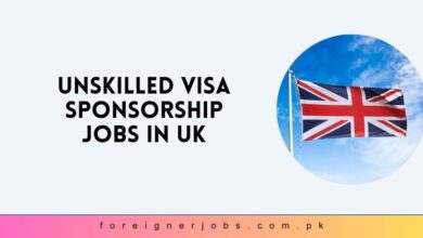 Unskilled Visa Sponsorship Jobs in UK