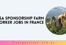 Visa Sponsorship Farm Worker Jobs in France