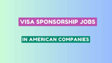 Visa Sponsorship Jobs in American Companies