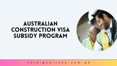 Australian Construction Visa Subsidy Program