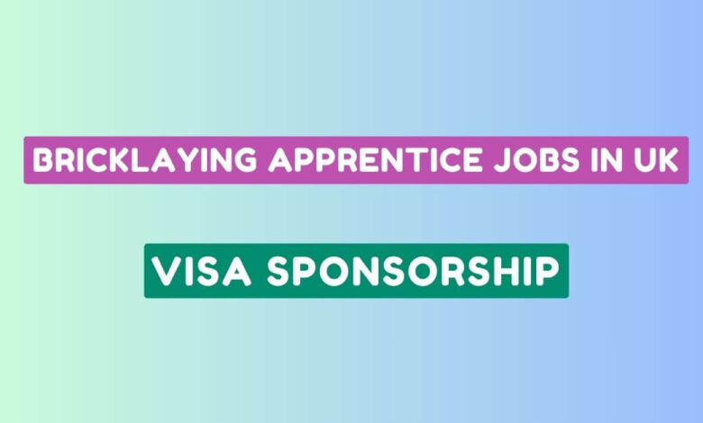 Bricklaying Apprentice Jobs in UK