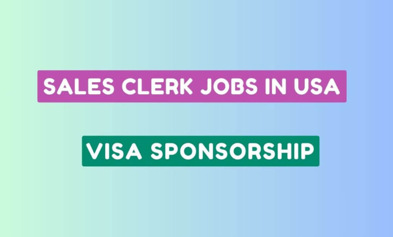 Sales Clerk Jobs in USA