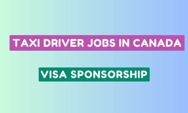 Taxi Driver Jobs In Canada