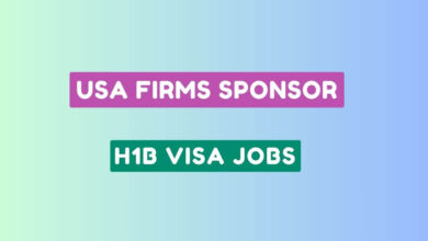 USA Firms Sponsor H1B Visa Jobs