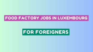 Food Factory Jobs in Luxembourg for Foreigners