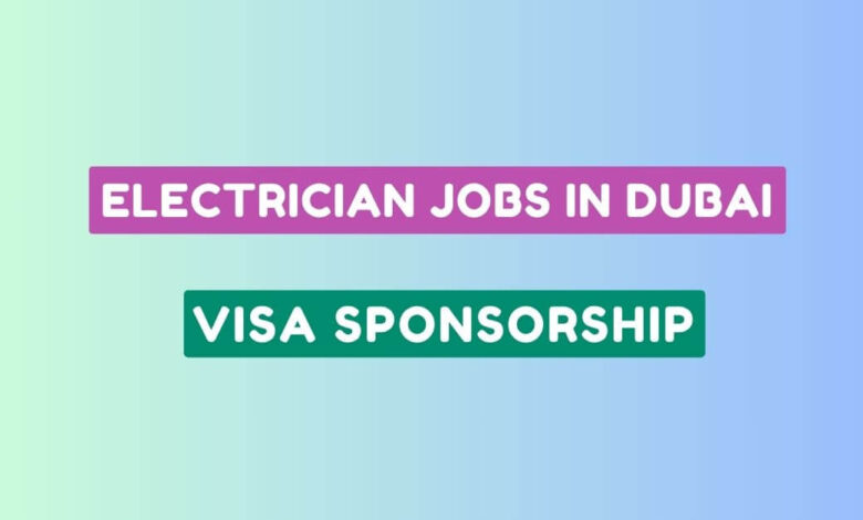 Electrician Jobs in Dubai