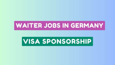 Waiter Jobs in Germany