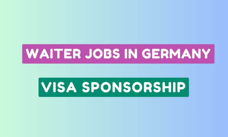 Waiter Jobs in Germany