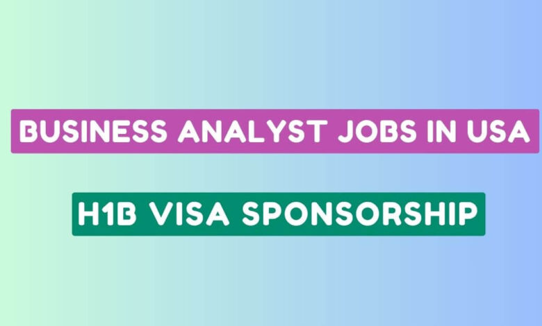 Business Analyst Jobs in USA